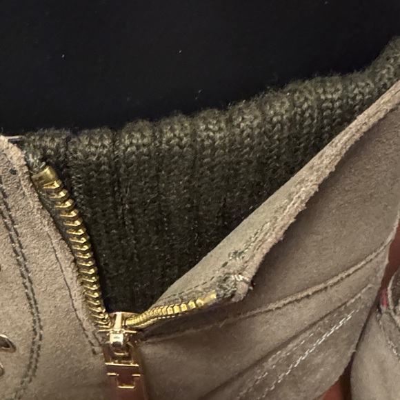 Tommy Hilfiger Women's Lace-Up Suede Boots - Taupe - Picture 7 of 11